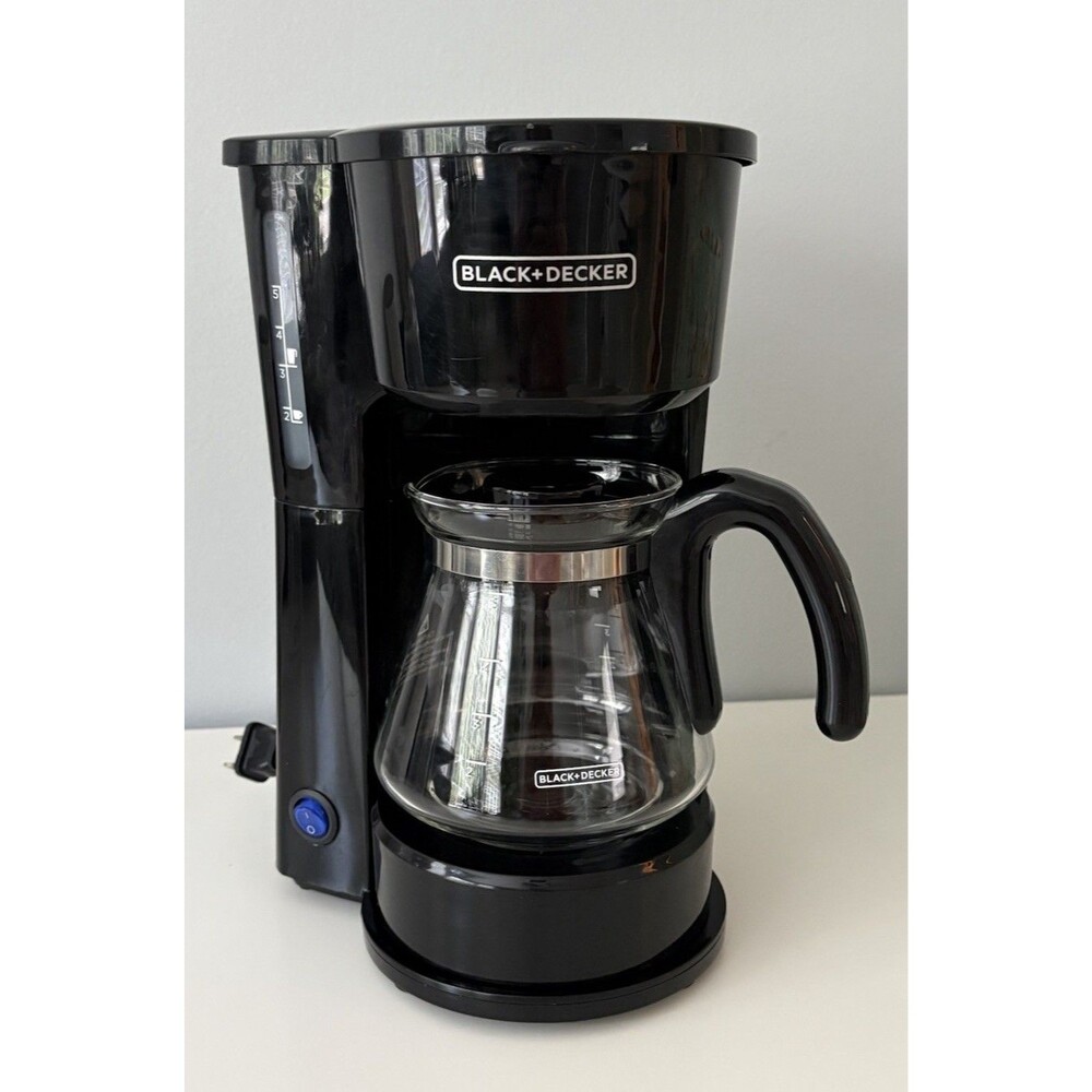 BLACK+DECKER 4-in-1 Coffee Station 5 Cup Coffeemaker Black Model CM0750